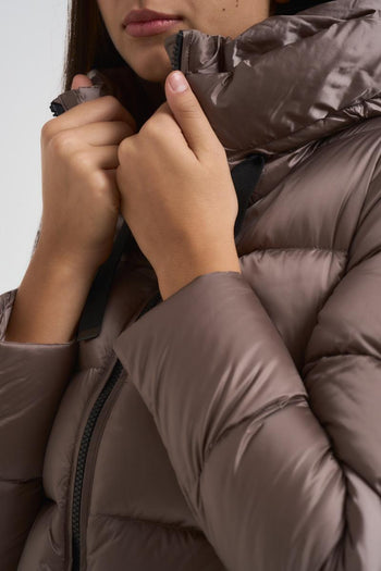 Piumino donna Roma marrone - 3