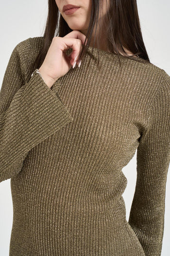 Abito donna corto bronzo - 3