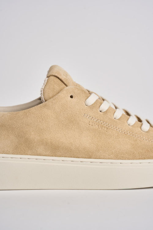 Sneakers uomo Levante in camoscio beige - 2