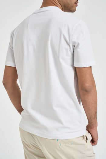 T-shirt uomo girocollo bianca - 3