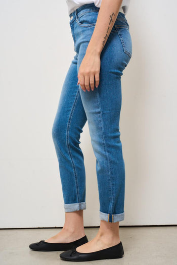 Jeans donna skinny in denim medio - 3