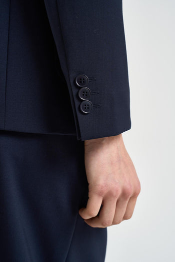 Blazer donna doppiopetto blu navy - 8