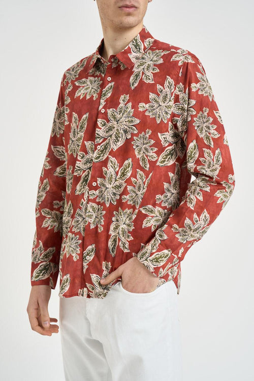 Camicia uomo a fantasia floreale - 2