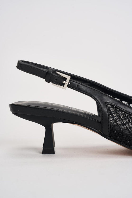 Slingback donna in rete nera - 2