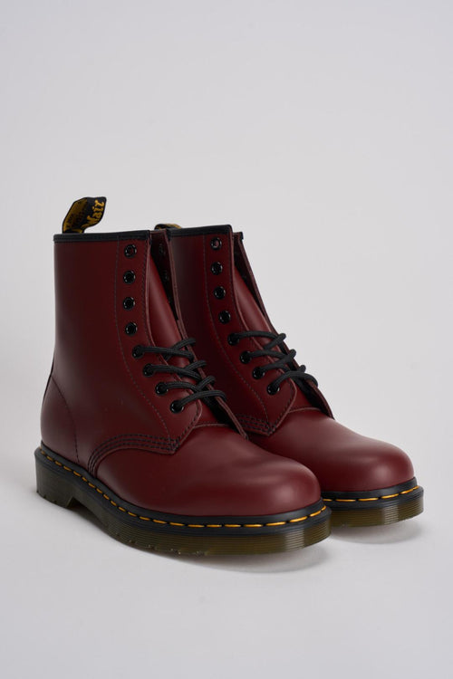 Stivale stringato donna 1460 bordeaux - 2