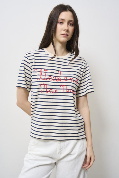 T-shirt donna a righe