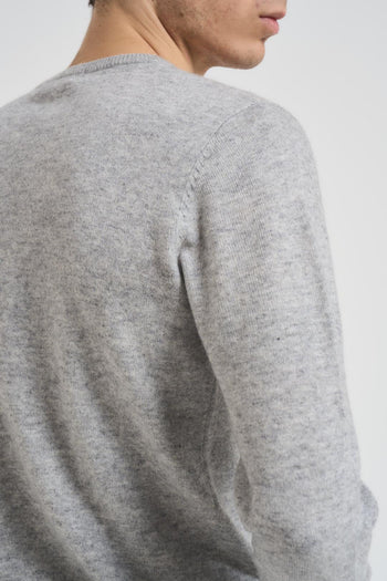 Maglia uomo girocollo grigio chiaro - 4