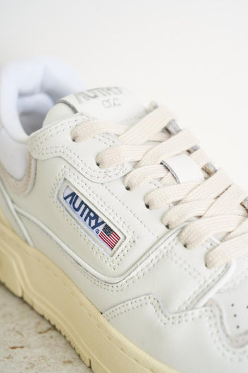 Sneakers donna low in pelle - 6