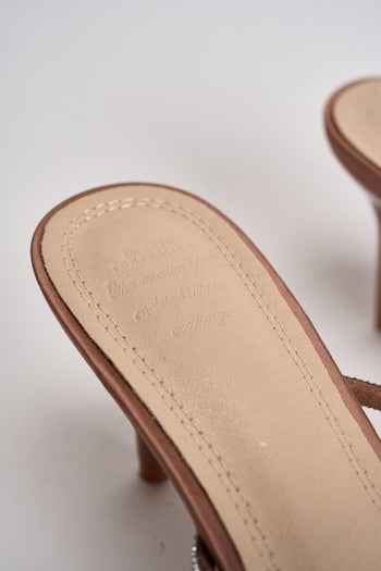 Sandali donna con strass argento e rosa - 5