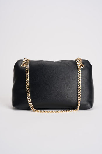 Borsa donna in ecopelle nera - 5