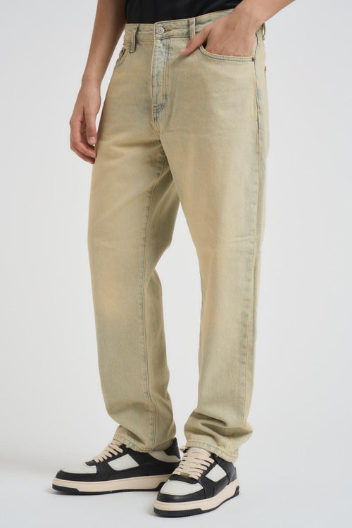 Jeans uomo in denim beige - 2