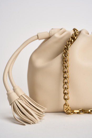 Borsa donna in ecopelle latte - 3