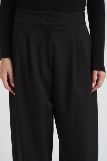 Pantalone donna balloon nero - 6