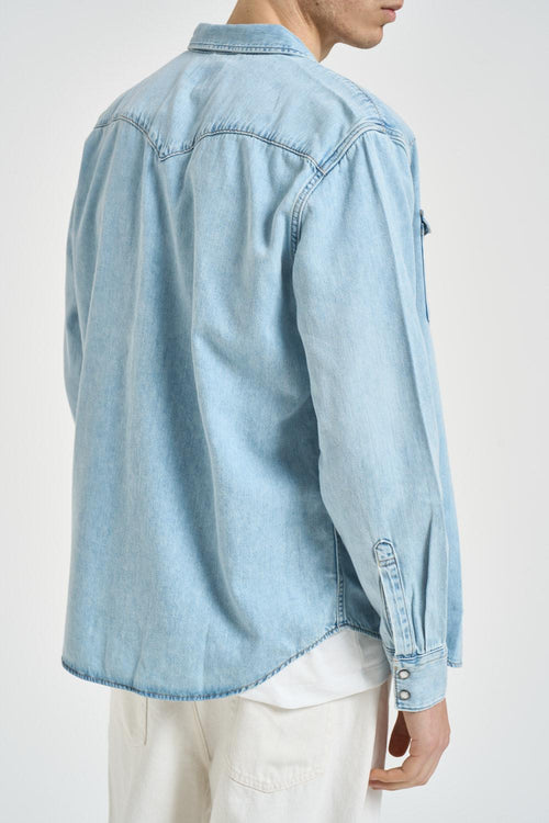 Camicia uomo Barstow in denim chiaro - 2