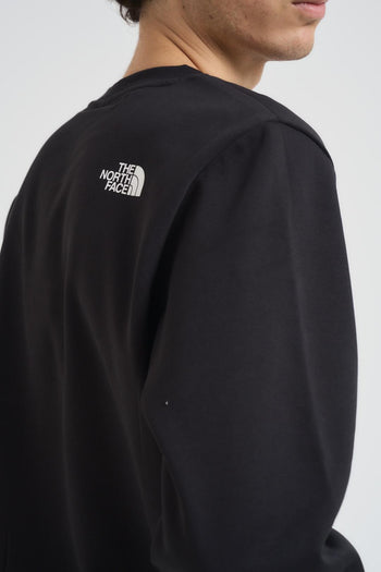 Felpa Simple Dome Crew uomo nera - 5