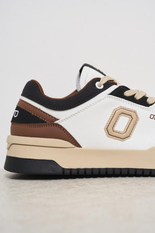Eclipse Men's Sneakers White, Brown and Black - 2