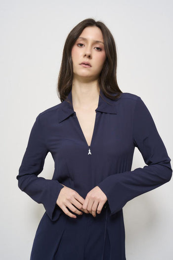 Tuta donna elegante blu - 4
