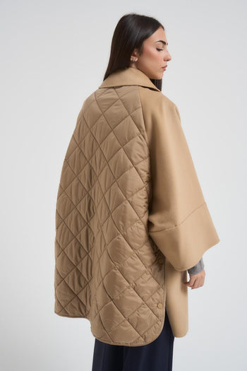 Cappotto in doppio drap di lana cammello - 10
