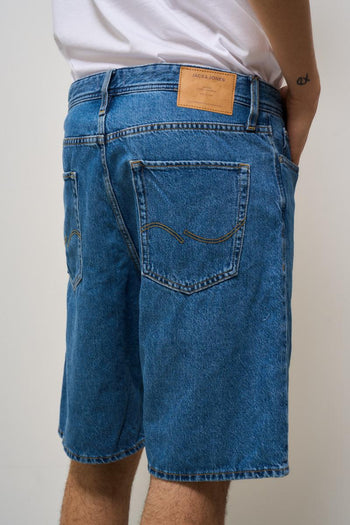 Bermuda uomo in denim medio - 5