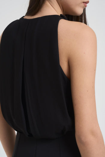 Abito donna smanicato nero - 4