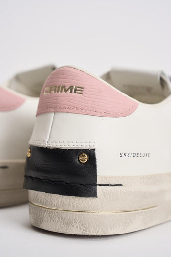 Sneakers donna bianche e rosa - 8