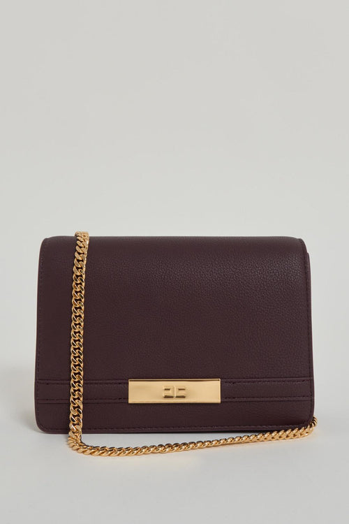 Borsa donna bordeaux e oro