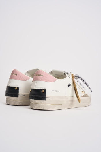 Sneakers donna bianche e rosa - 7
