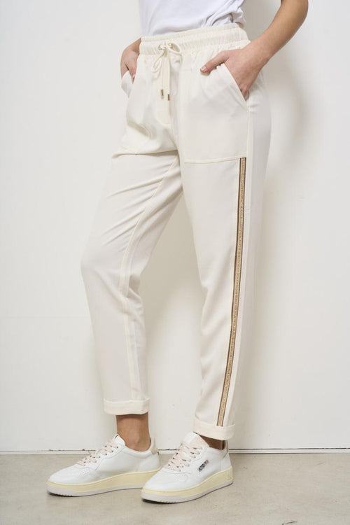 Women's cream trousers - 2