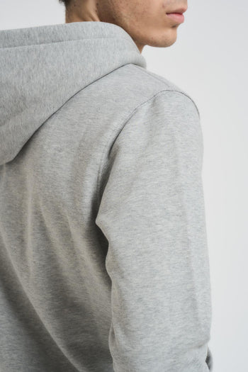 Felpa uomo con cappuccio grigia - 4