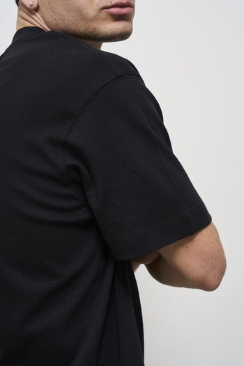 T-shirt uomo girocollo nera - 5