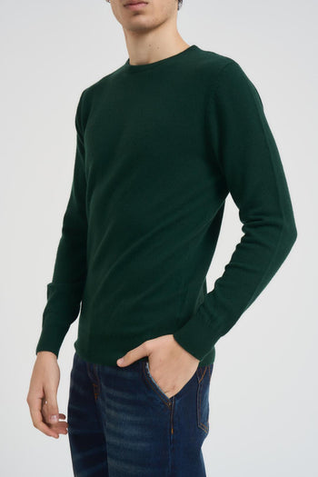 Maglia uomo girocollo verde - 3