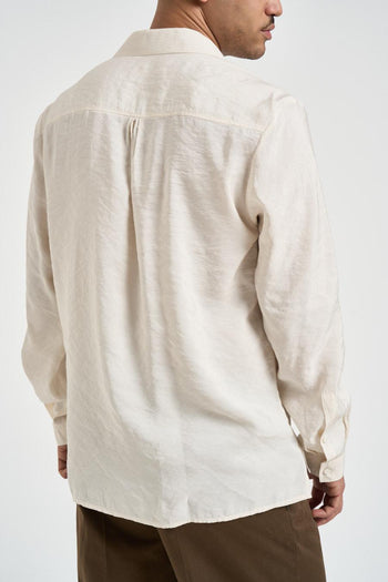 Camicia uomo crema - 5