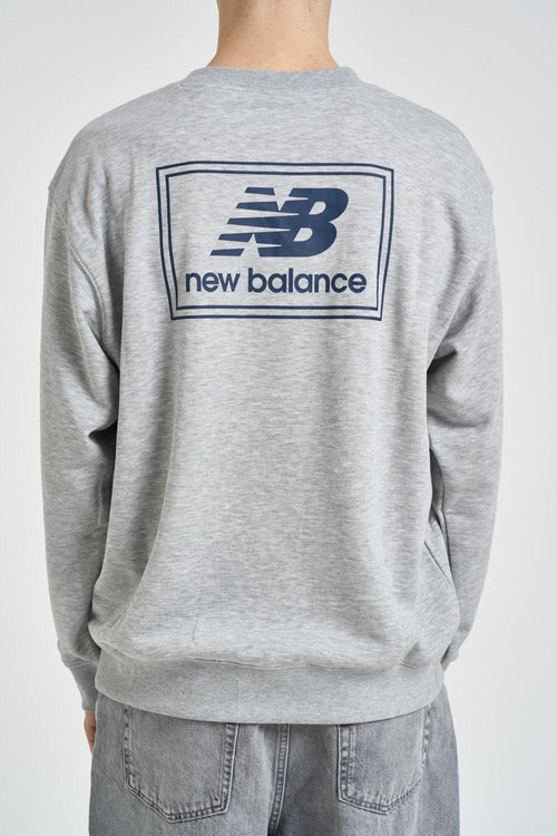 Felpa uomo girocollo grigia - 2