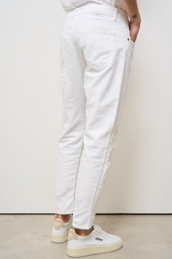 Jeans uomo Yellowstone in denim bianco - 6