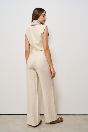 Completo abito donna panna - 6