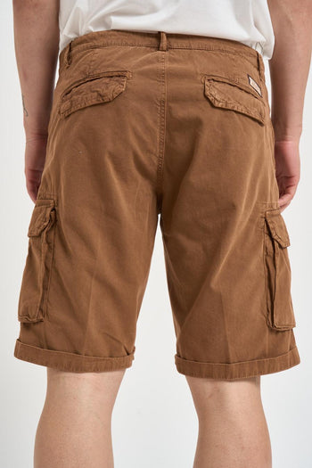 Bermuda cargo uomo marrone - 3
