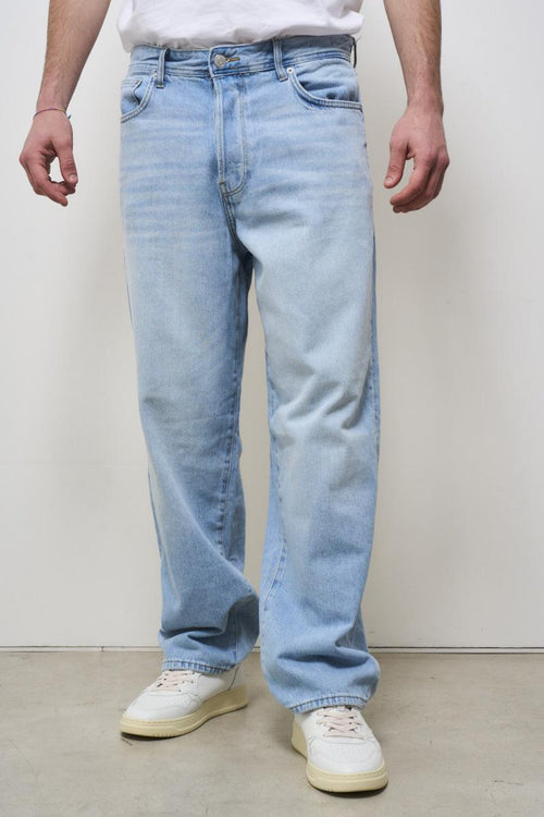 Jeans uomo straight denim chiaro