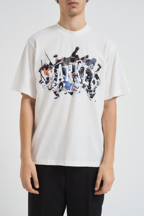 T-shirt uomo girocollo bianca - 2