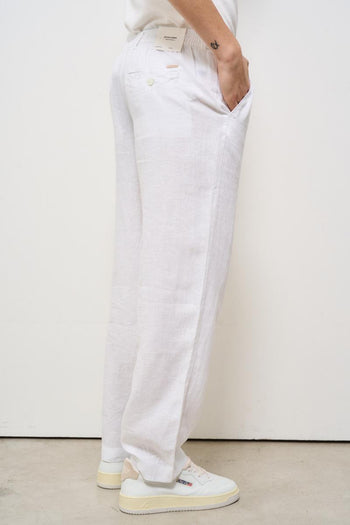 Pantalone uomo regular bianco - 7