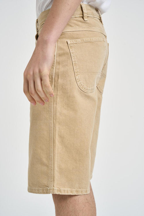 Bermuda uomo in denim beige - 2