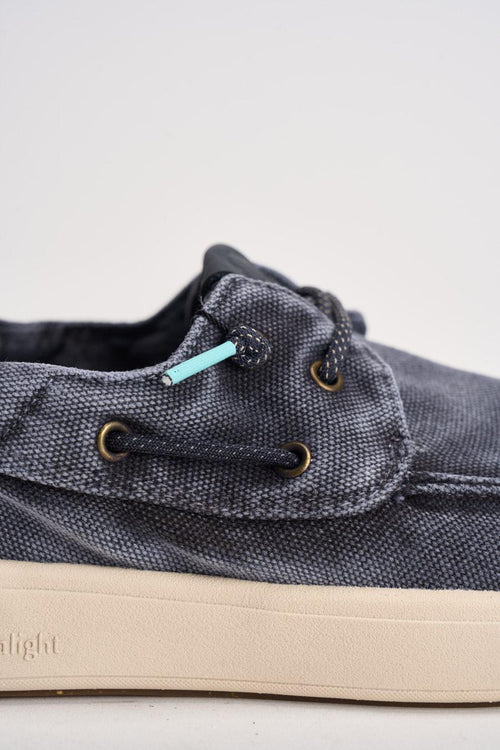 Scarpe basse uomo in tessuto blu - 2