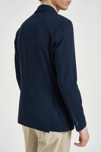 Giacca uomo monopetto blu navy - 5