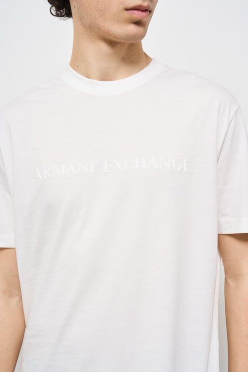 T-shirt uomo girocollo bianca - 2