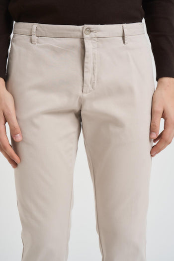 Pantalone uomo dritto panna - 6