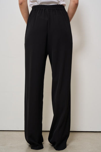 Pantalone donna a palazzo nero - 4