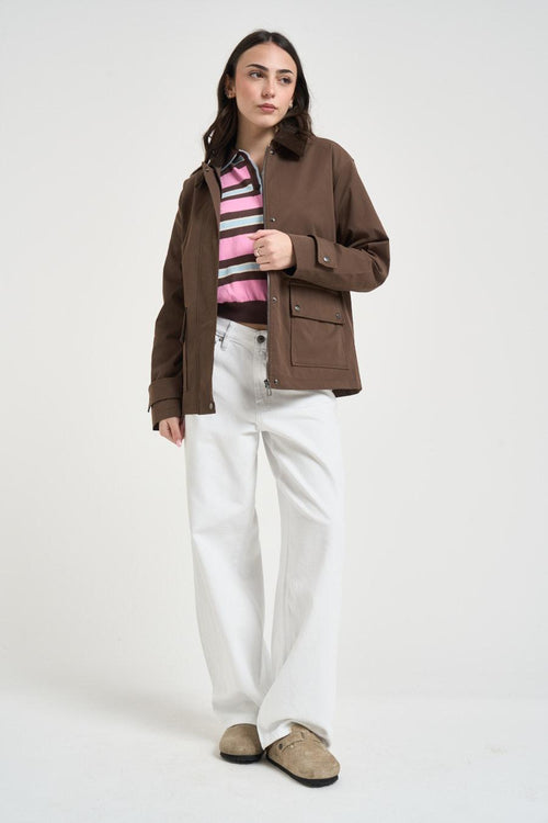 Giacca donna marrone