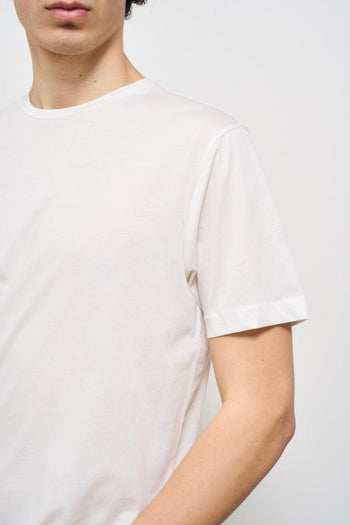 T-shirt uomo girocollo bianca - 4
