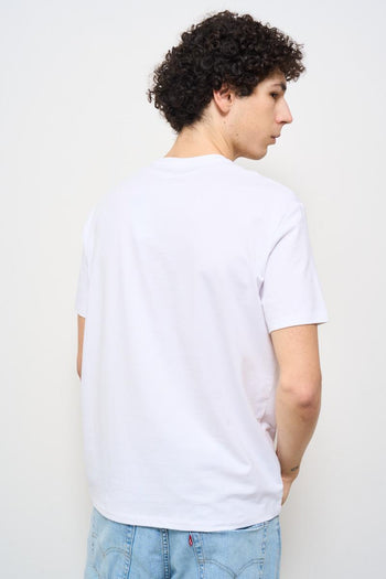 T-shirt uomo girocollo bianca - 4