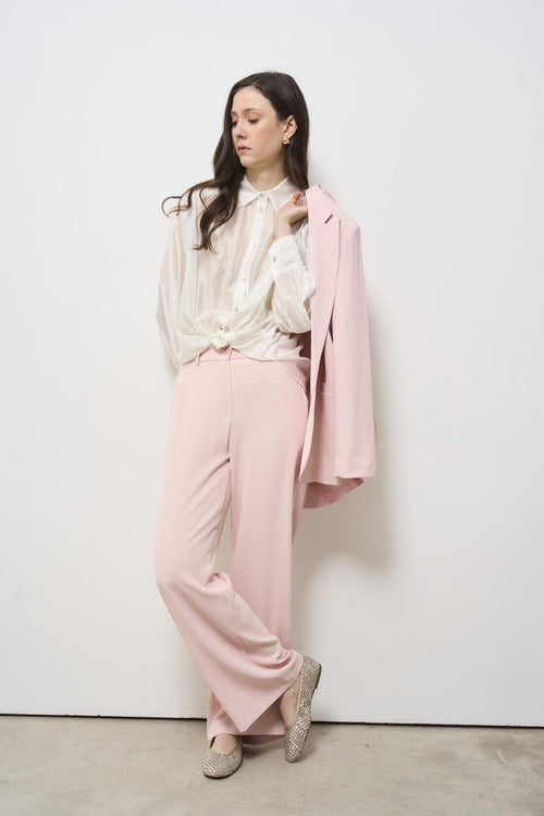 Camicia donna bianca con fiocco