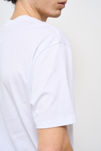 T-shirt uomo girocollo bianca - 5